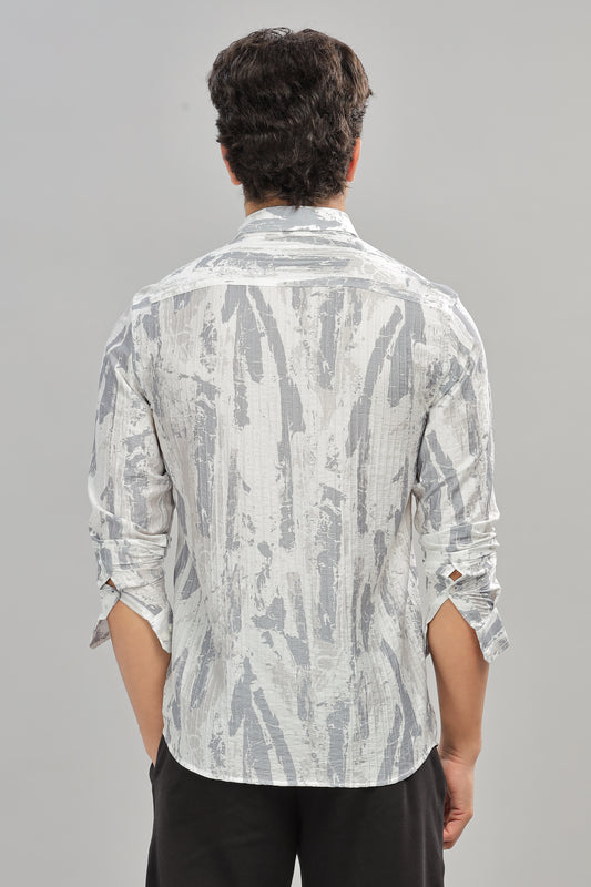 Oldlove Stylish Print Shirt