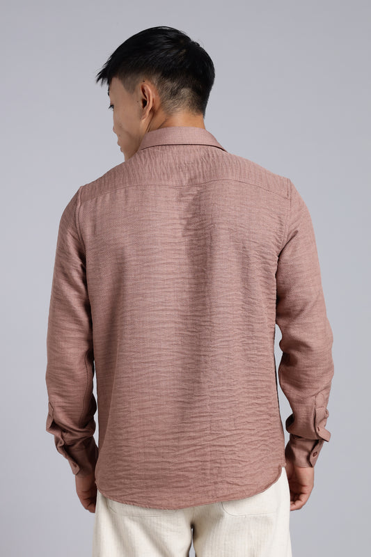 Peach Royale Cotton Shirt