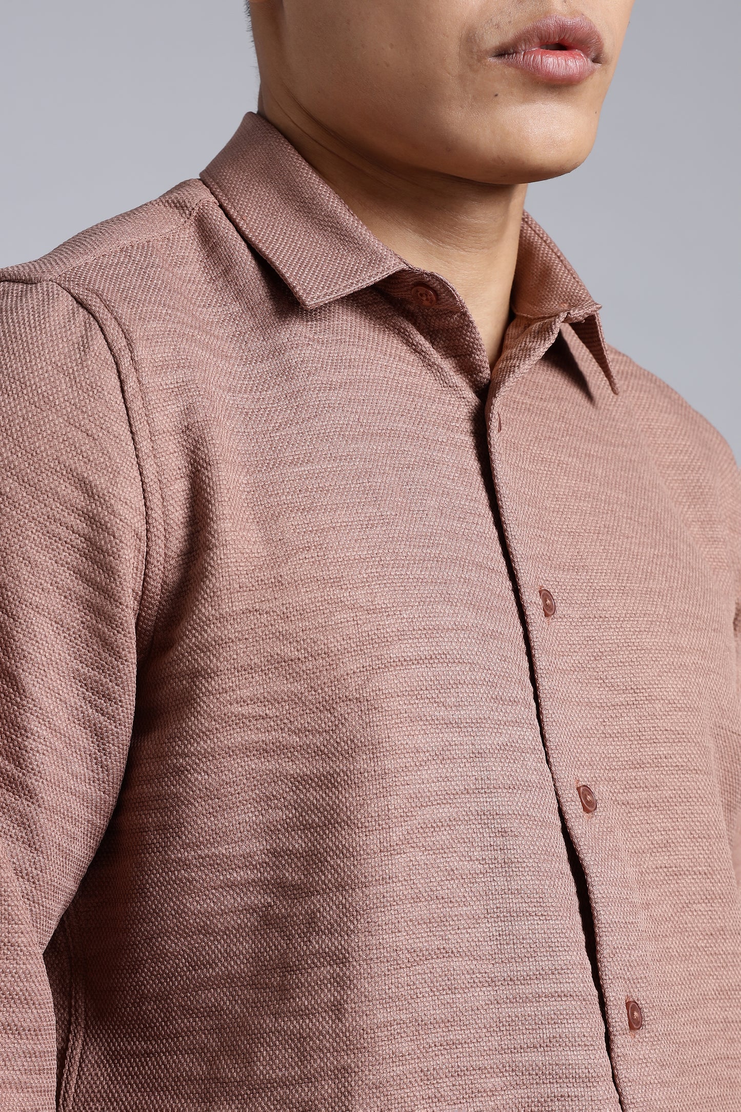 Peach Royale Cotton Shirt