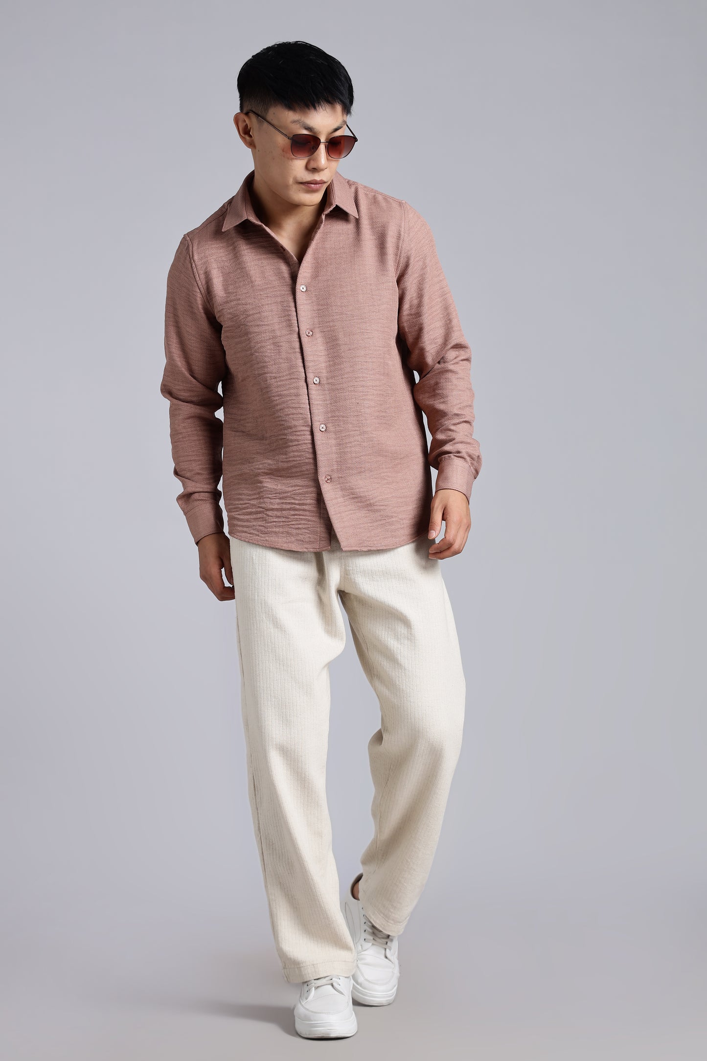 Peach Royale Cotton Shirt