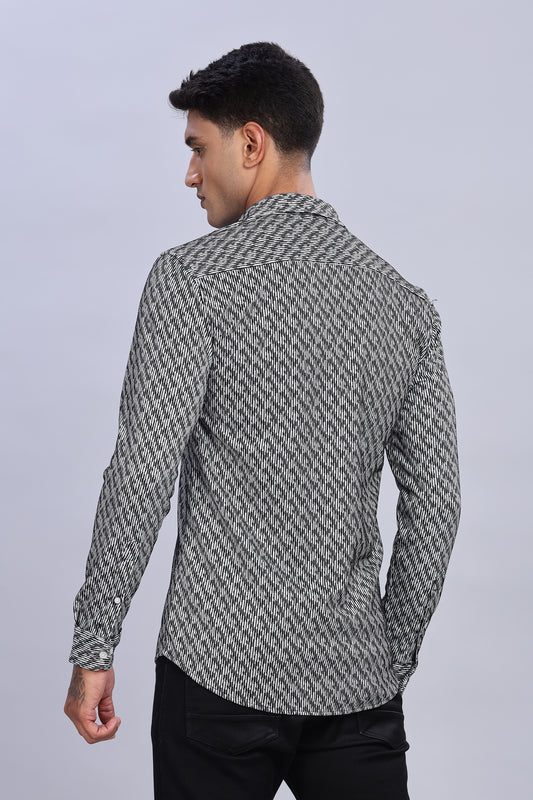 Monochrome Pulse Shirt