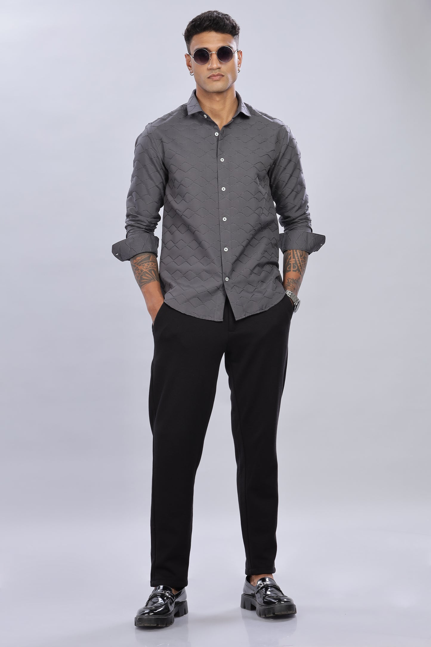 SpectraGrid Oldlove Grey shirt