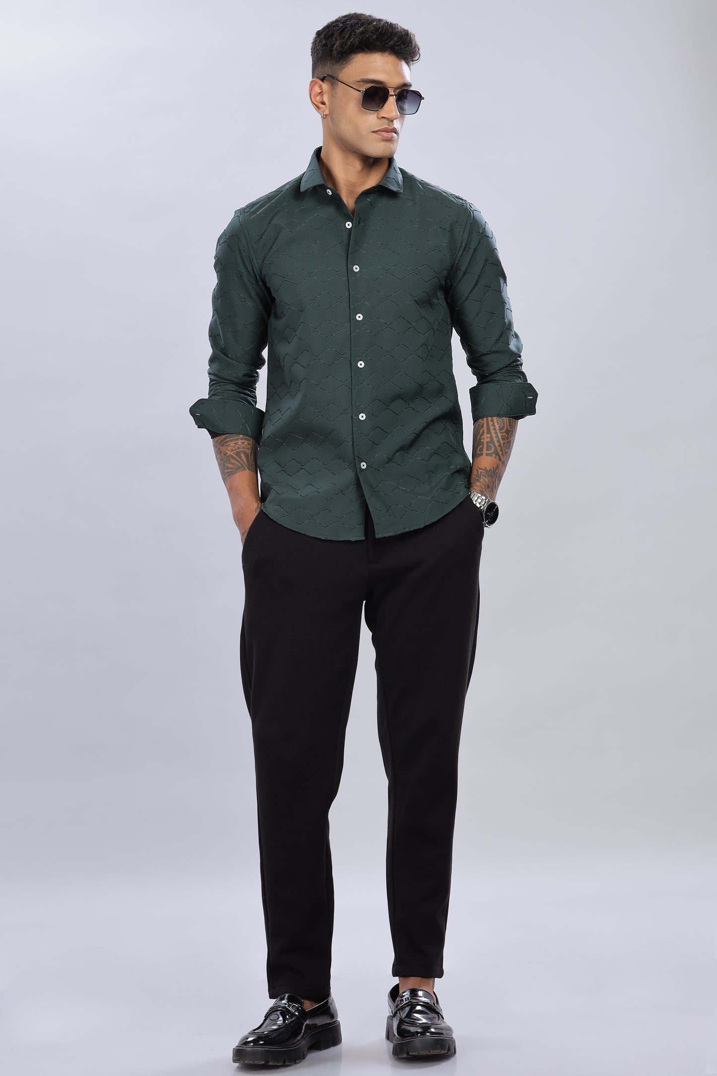 SpectraGrid Oldlove Darkgreen Shirt