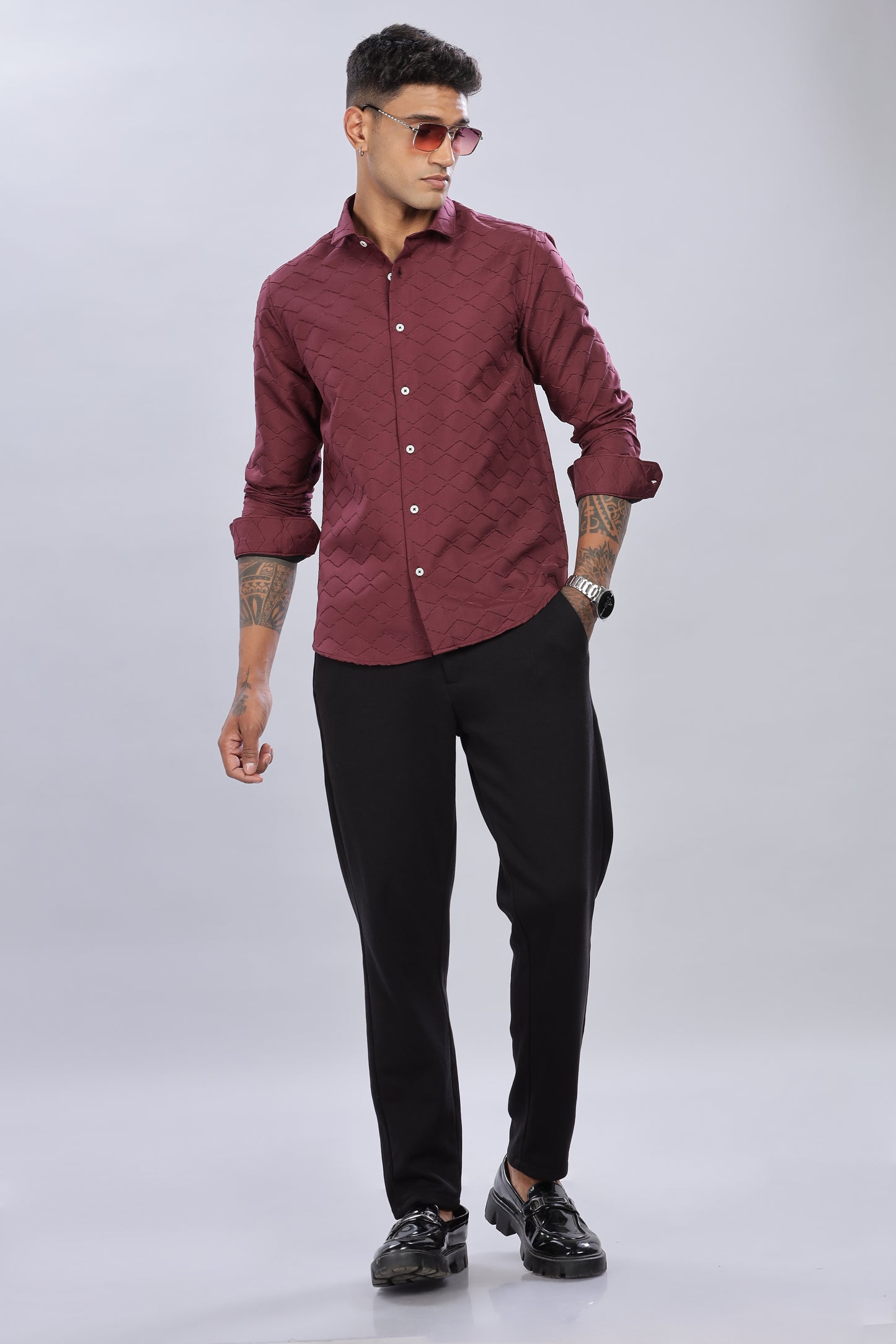 SpectraGrid Oldlove Maroon Shirt