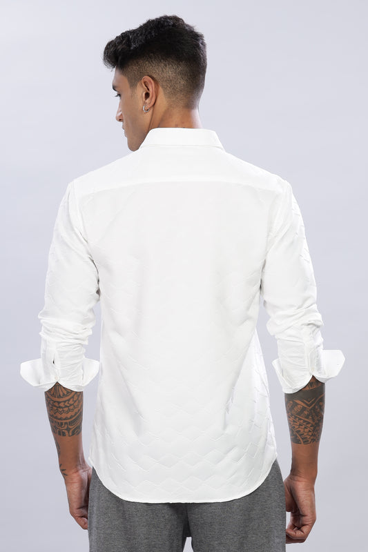 SpectraGrid Oldlove White Shirt