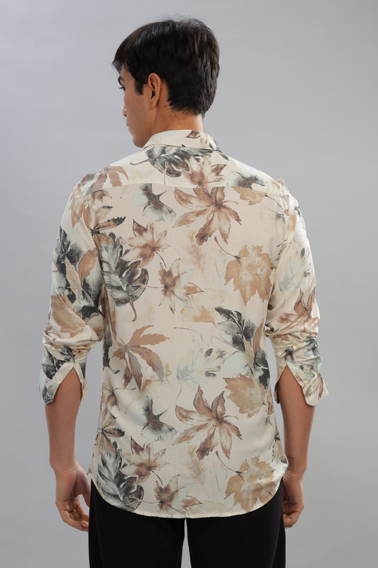Oldlove Desert Drift Floral Print Shirt