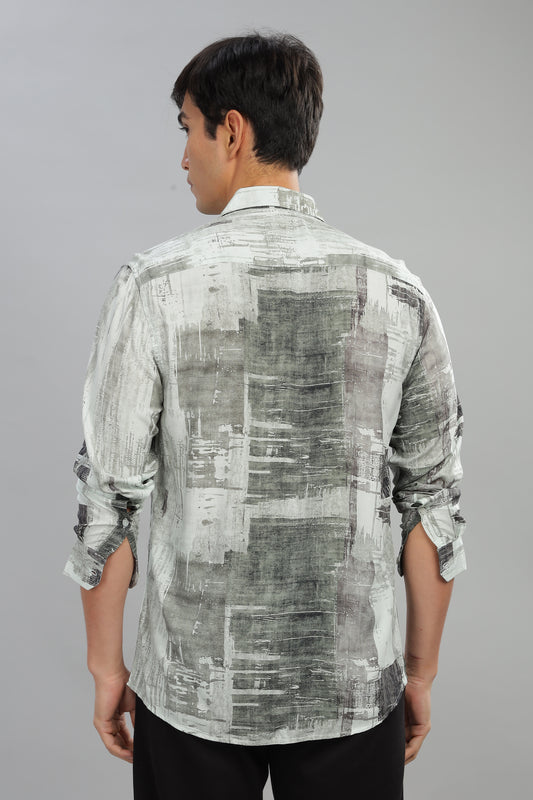 Urban Echo Print Shirt