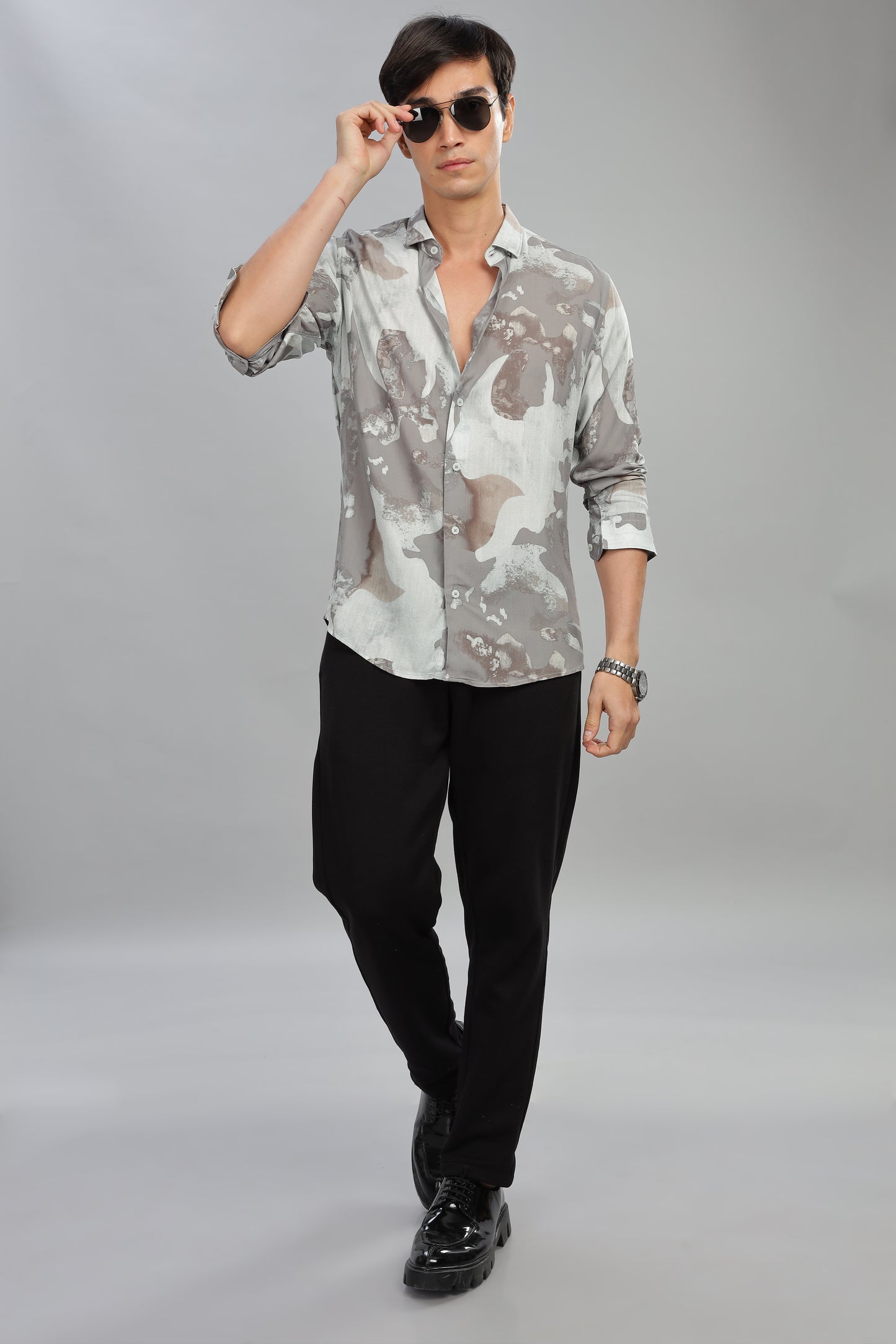 Stone Mirage Print Shirt