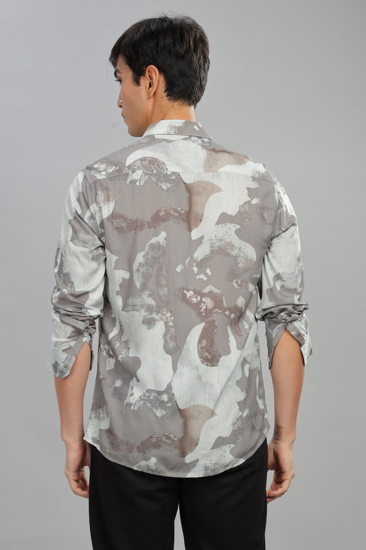 Stone Mirage Print Shirt