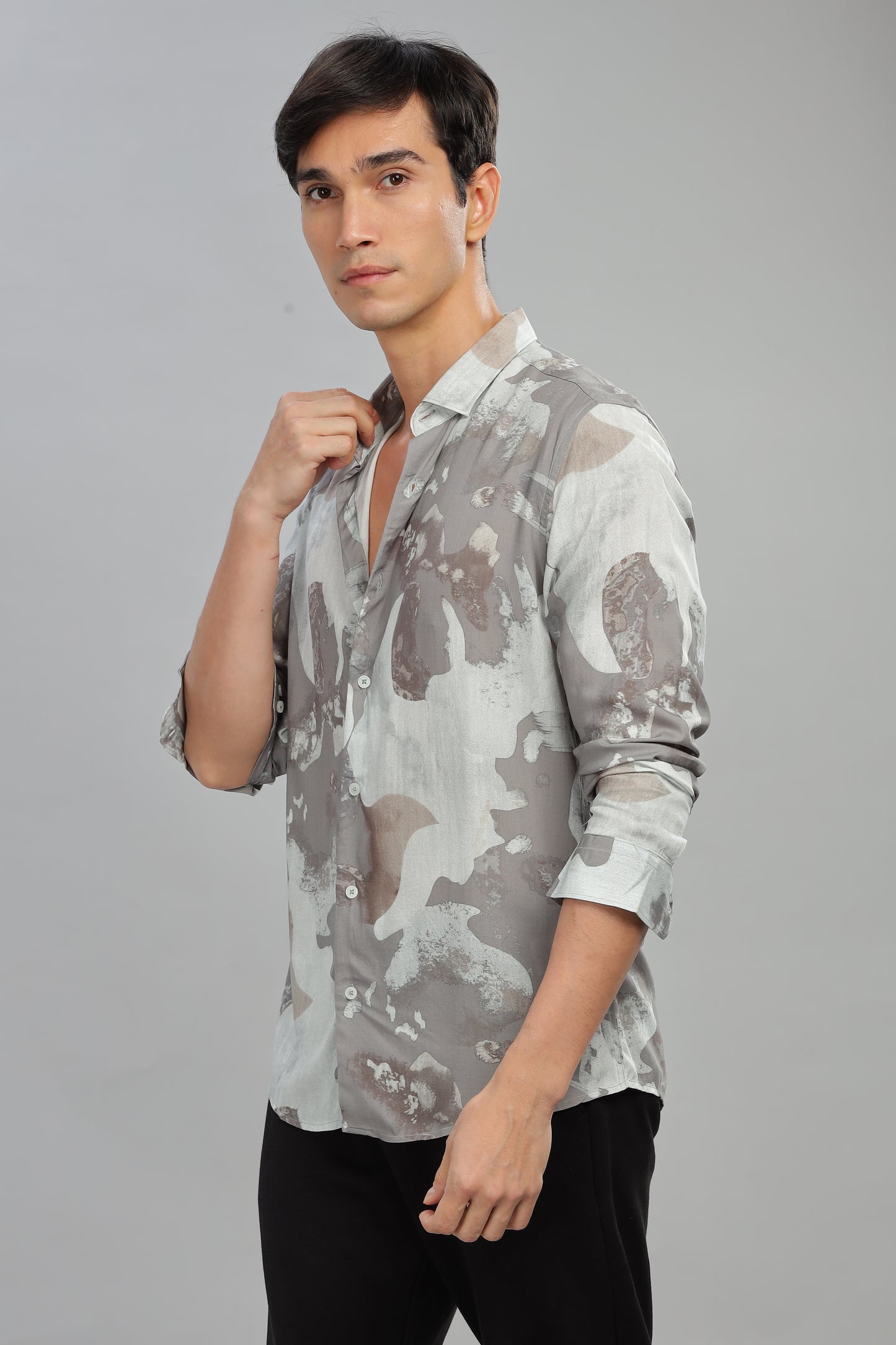 Stone Mirage Print Shirt