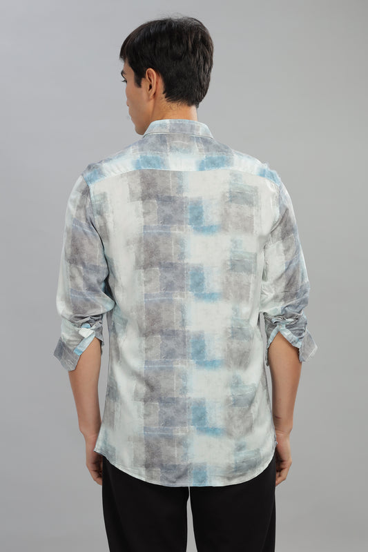 Sky Drift Print Shirt