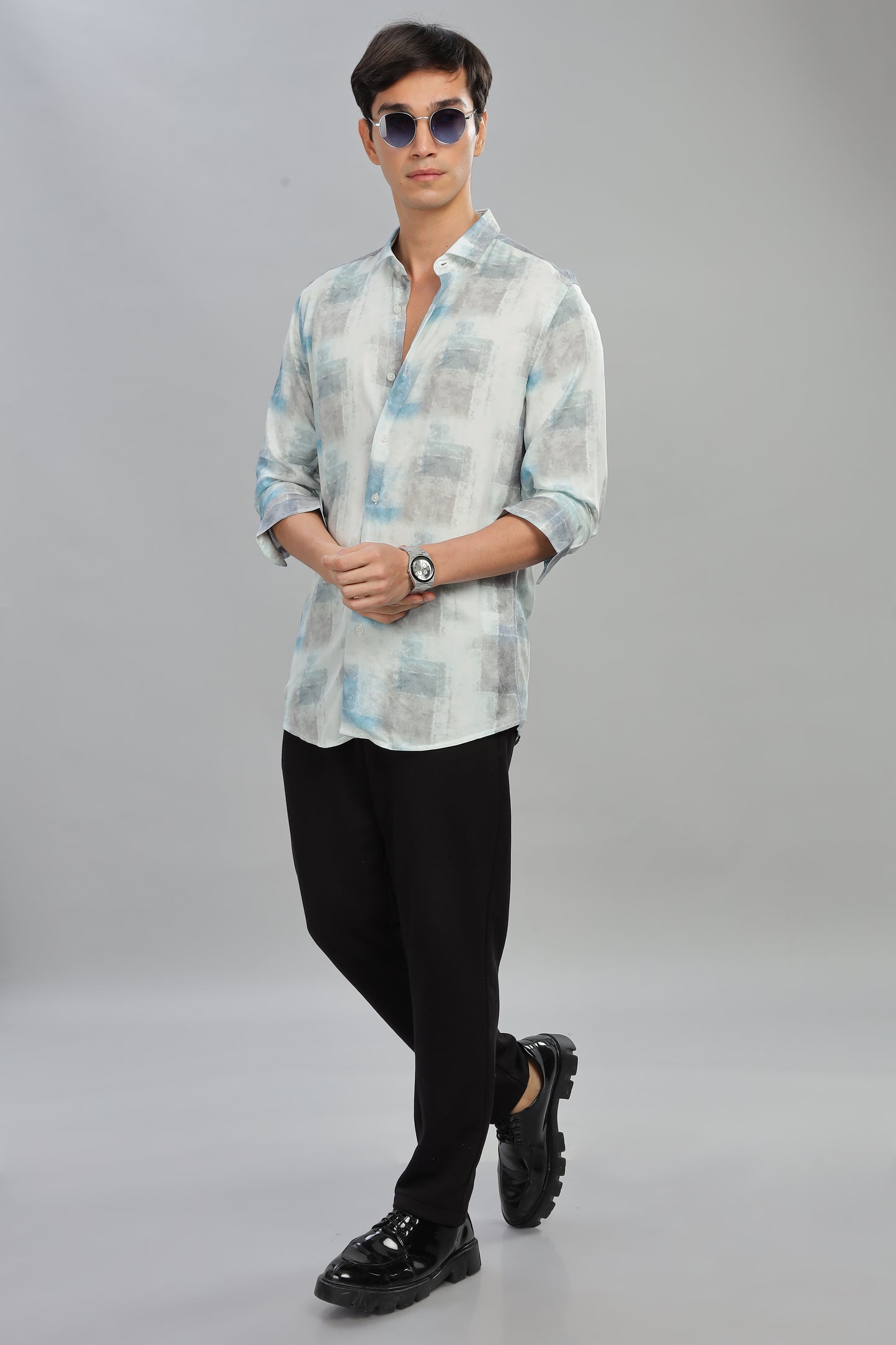 Sky Drift Print Shirt