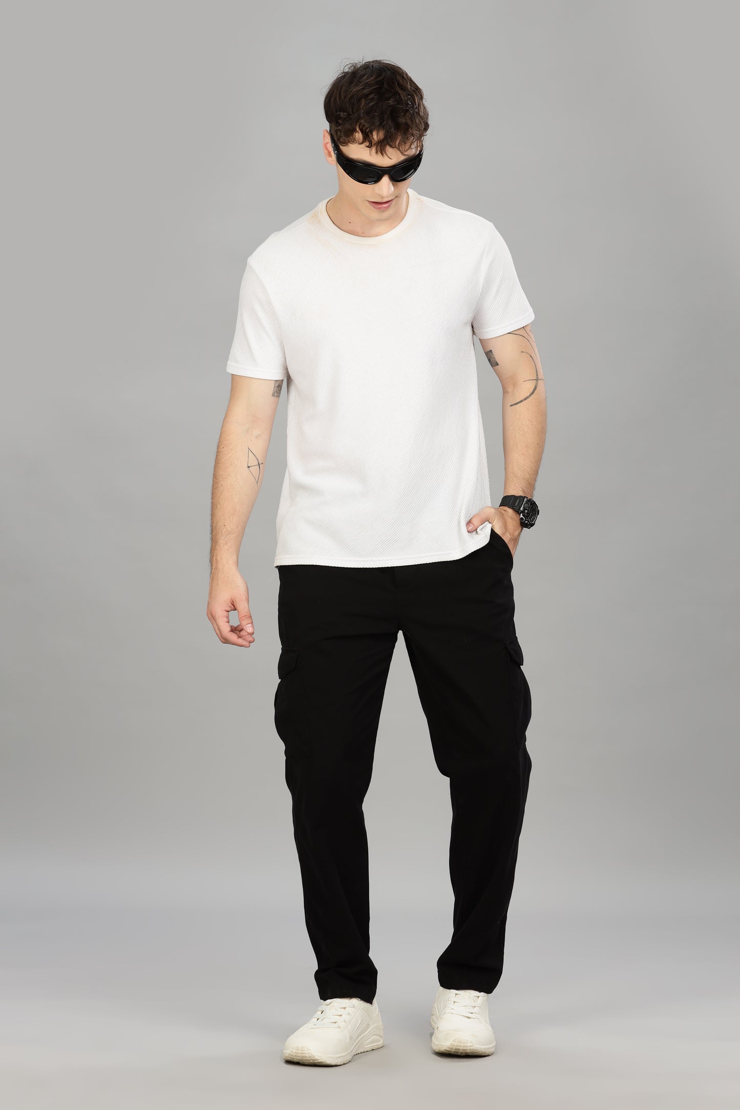 Oldlove Black Baggy Pant