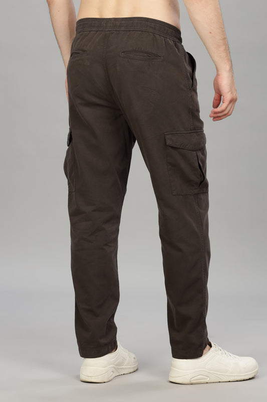 Oldlove Brown Baggy Pant