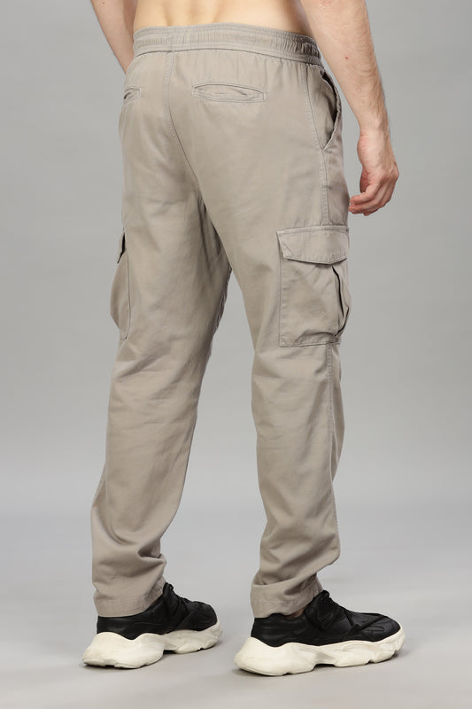 Oldlove Beige Baggy Pant