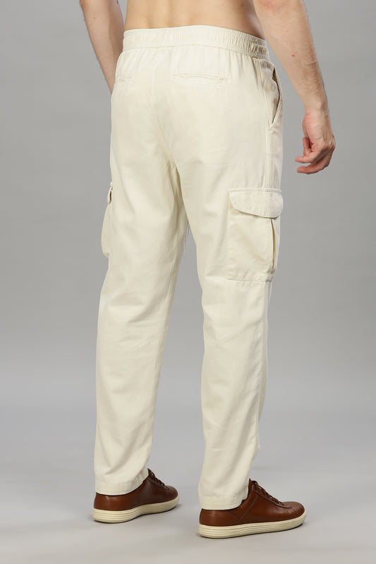 Oldlove Off-white Baggy Pant
