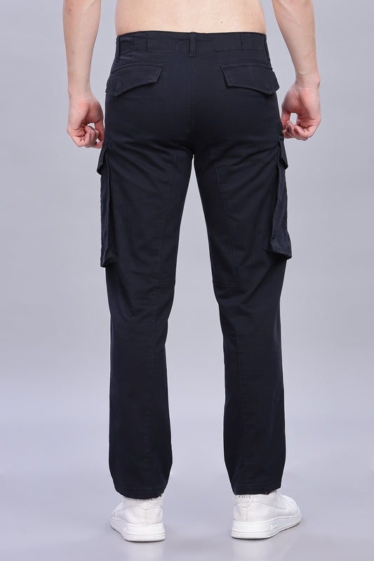 Navy Blue Korean zipper adventure pants