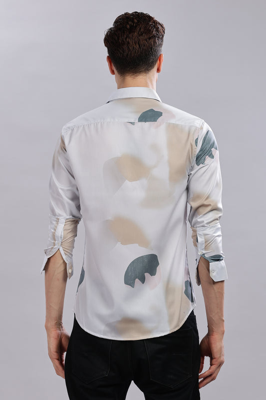 Cedar Satin Printed shirts