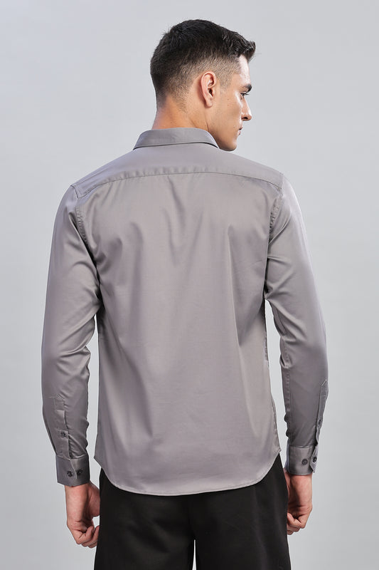 Charcoal Grey Formal Shirt
