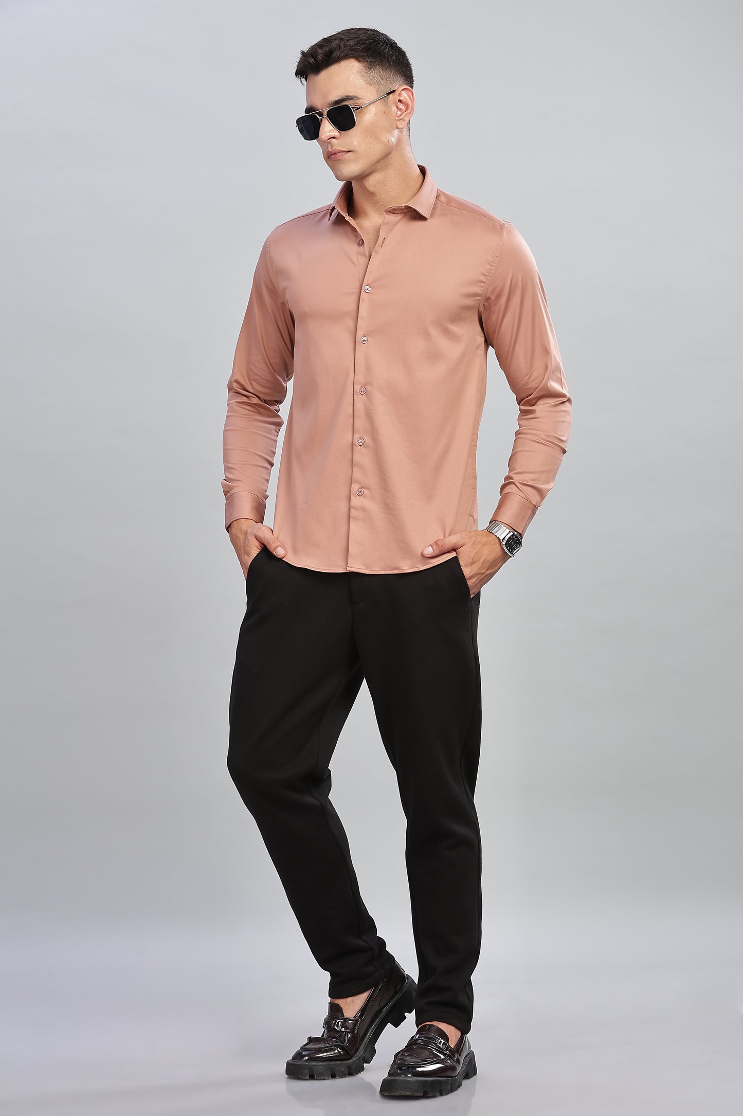 Rosewood Pink Formal Shirt