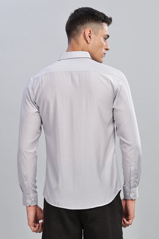 Oldlove Silky Grey Shirt