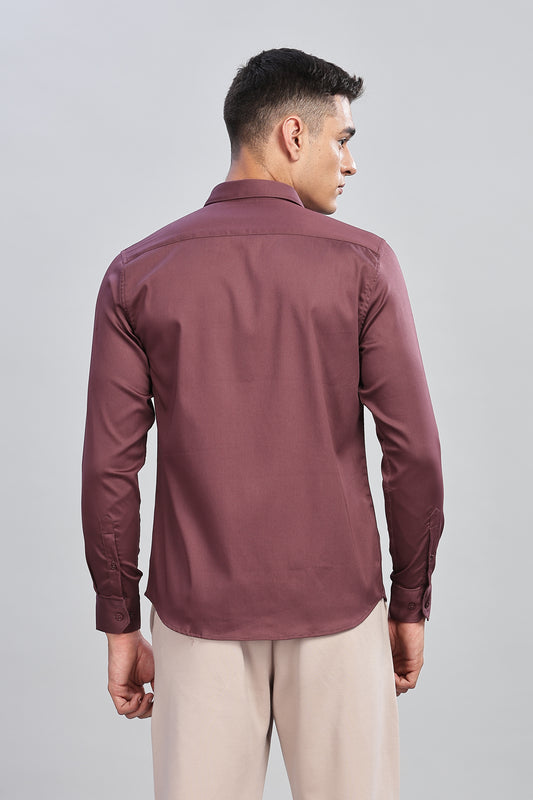 Rich Maroon Formal Shirt