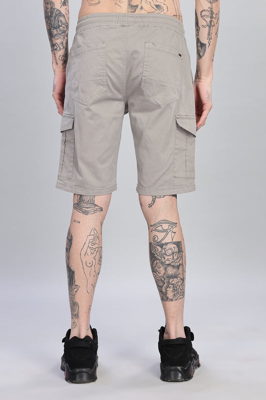 Oldlove Smoke Gray Cargo Shorts