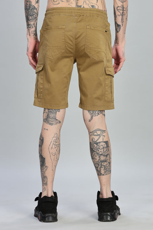 Oldlove Khaki Cargo Shorts