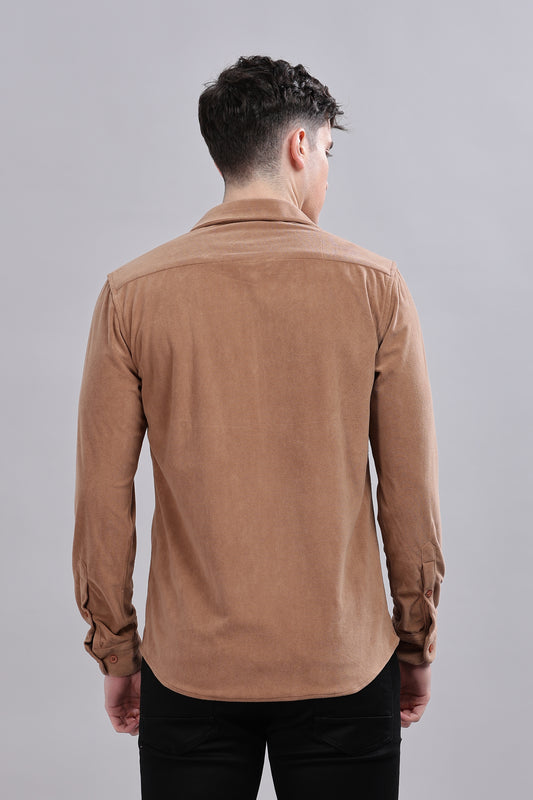 Brown Velvet Luxury Teddy Shirts