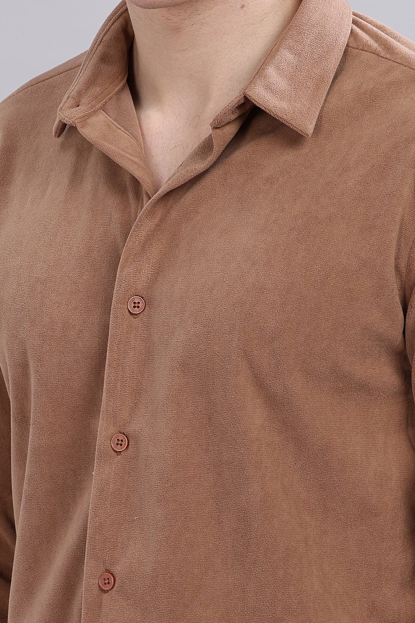 Brown Velvet Luxury Teddy Shirts