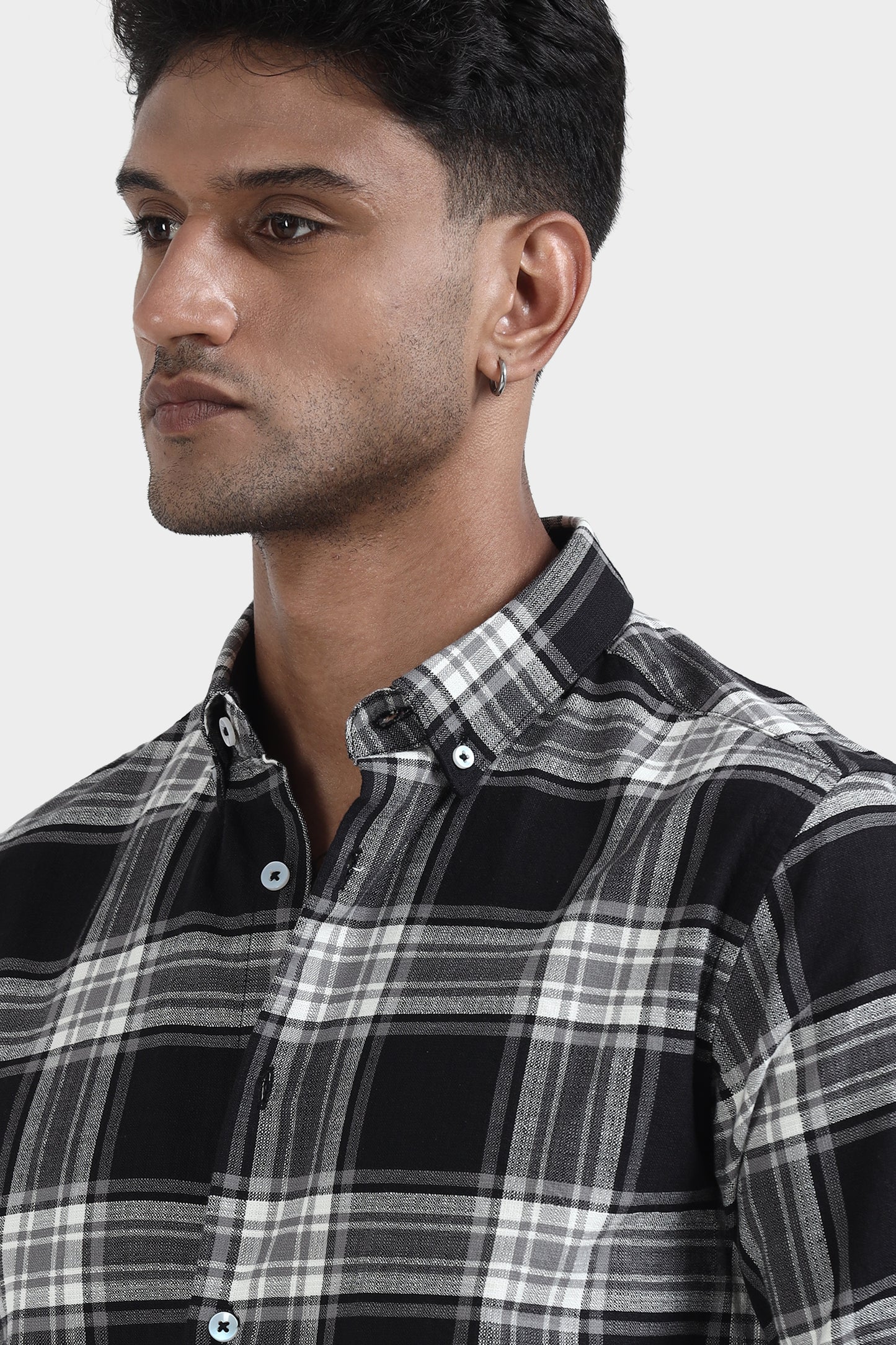 Midnight plaid elegance Shirt
