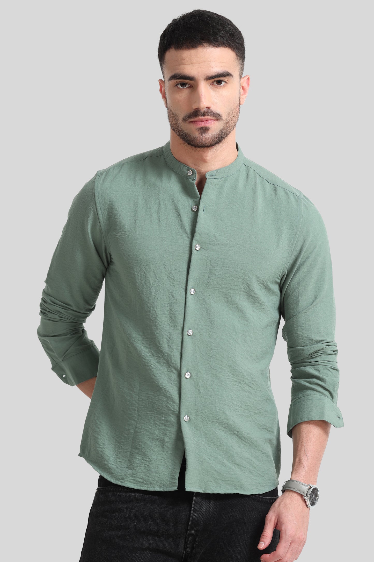 Pista Mandarin Collar Shirt