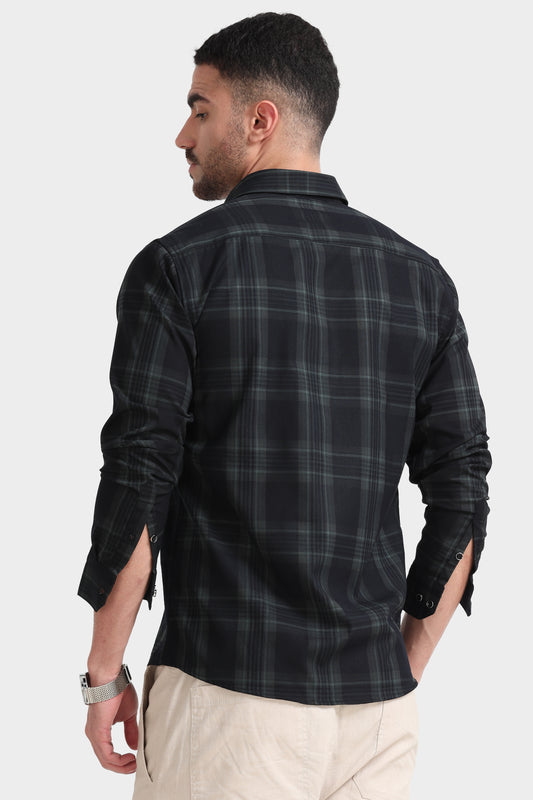 Men’s Green Checks Shirt