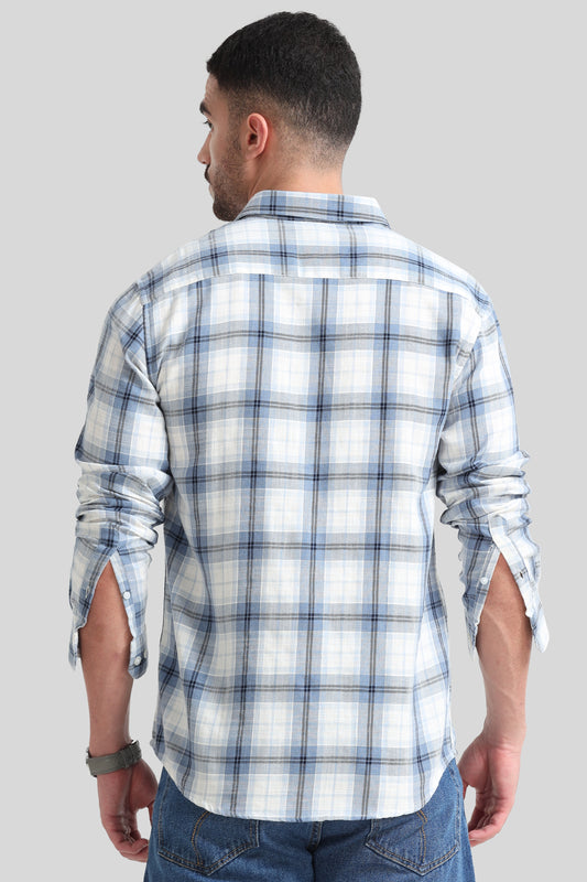 Classic Blue Checkered Shirt
