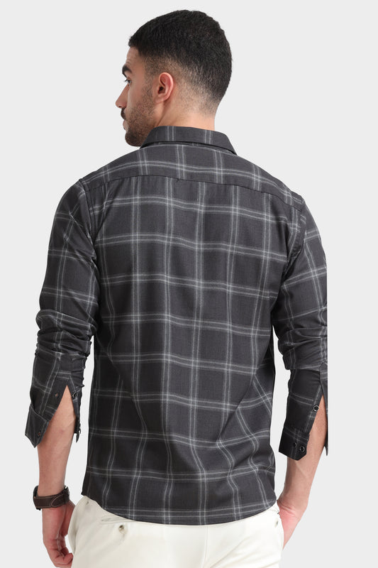 Black & Grey Checks Shirt