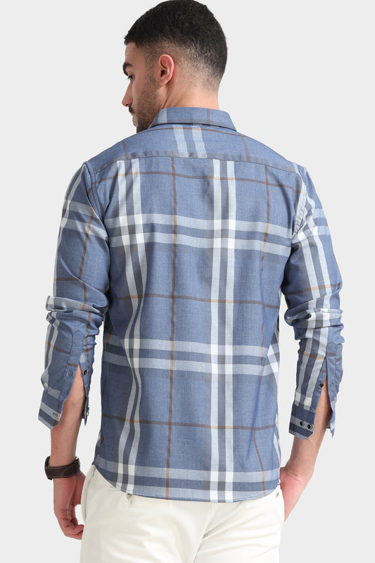 Men’s Blue Checks Shirt