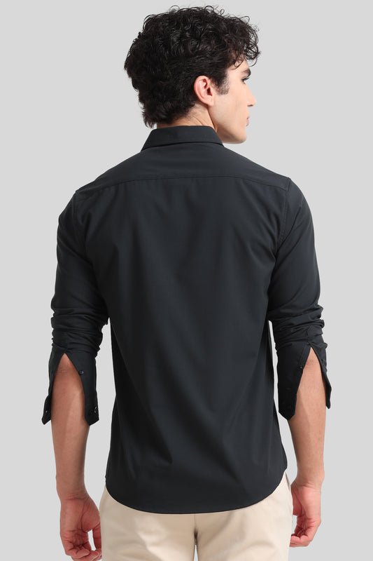 Trendy Dark green Formal Shirt