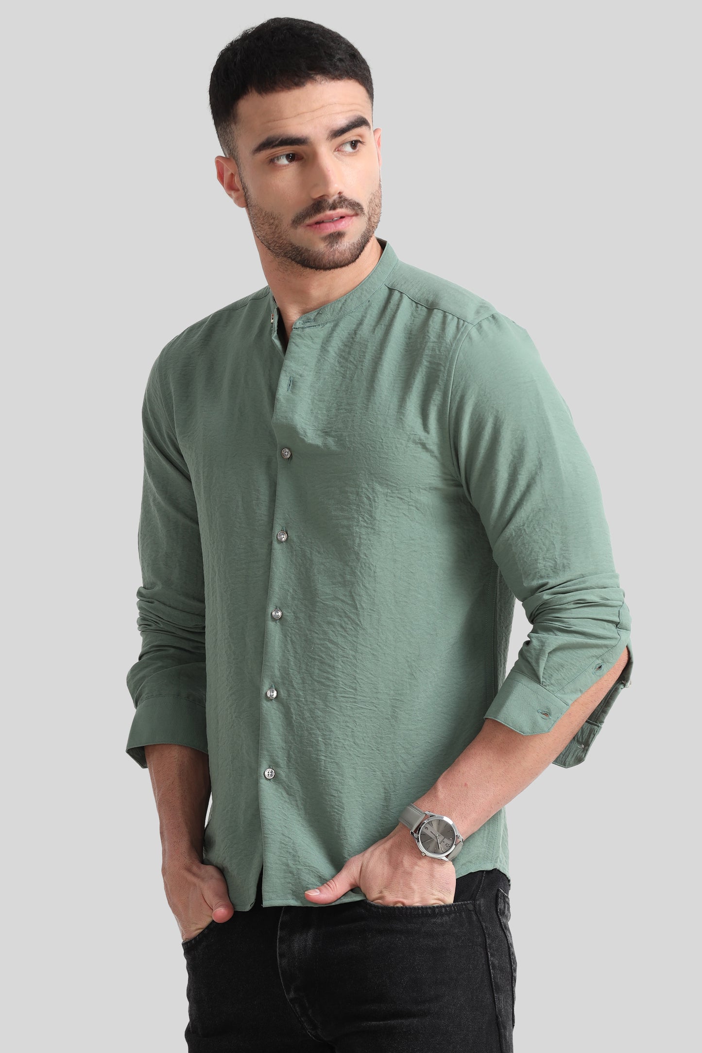 Pista Mandarin Collar Shirt