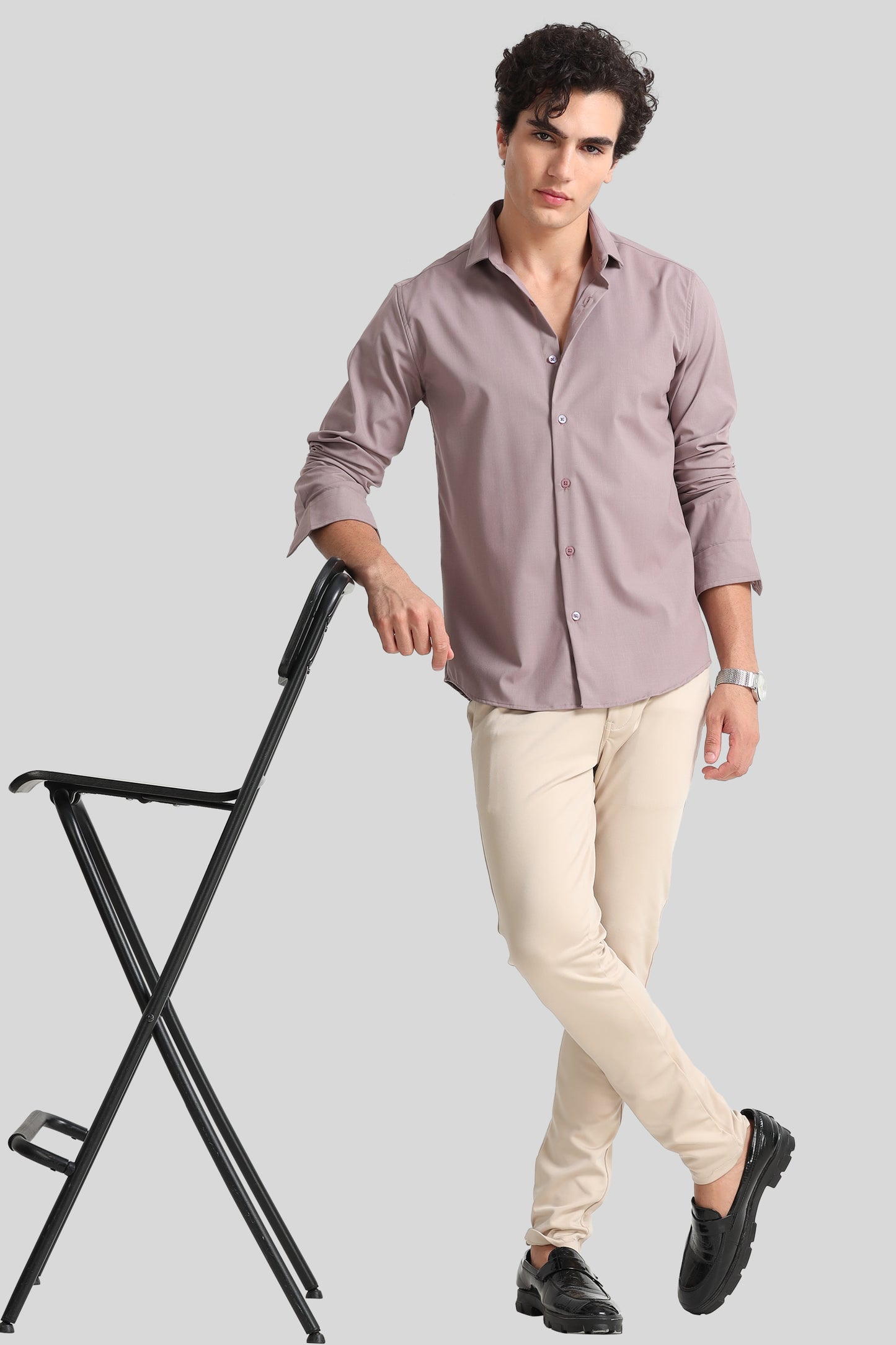 Trendy Pink Formal Shirt