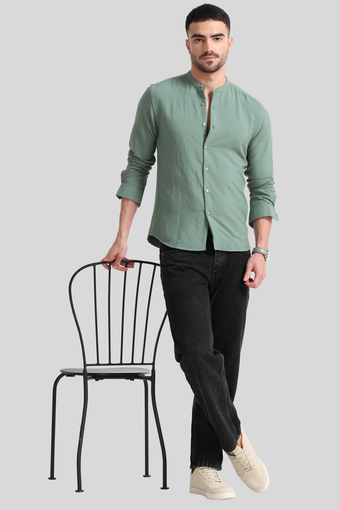 Pista Mandarin Collar Shirt