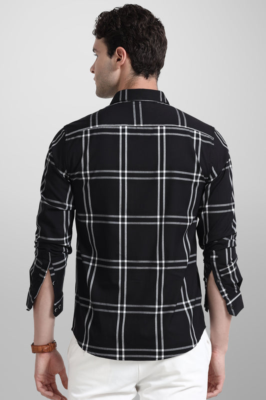 Oldlove Black Check Shirt