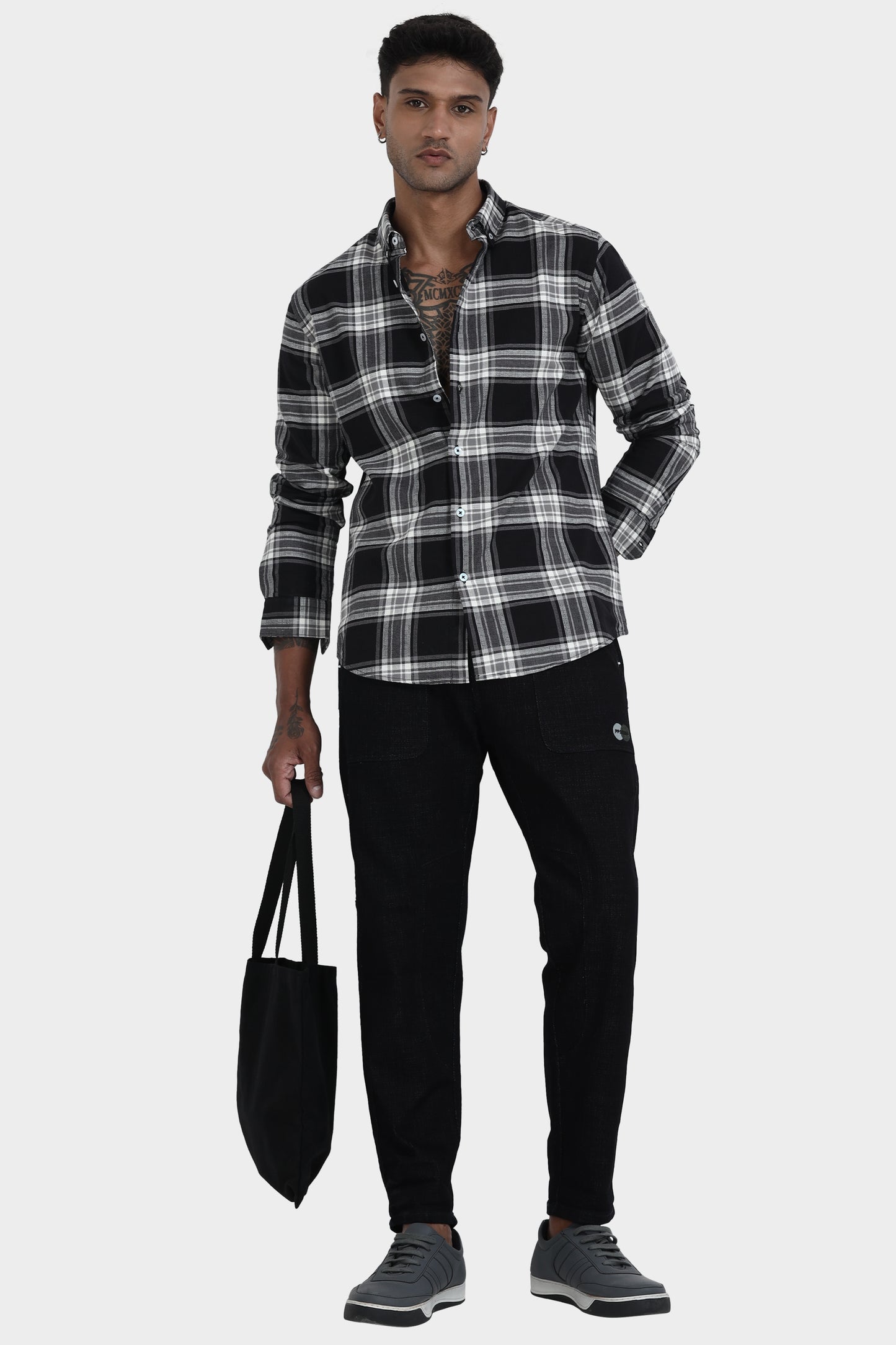 Midnight plaid elegance Shirt