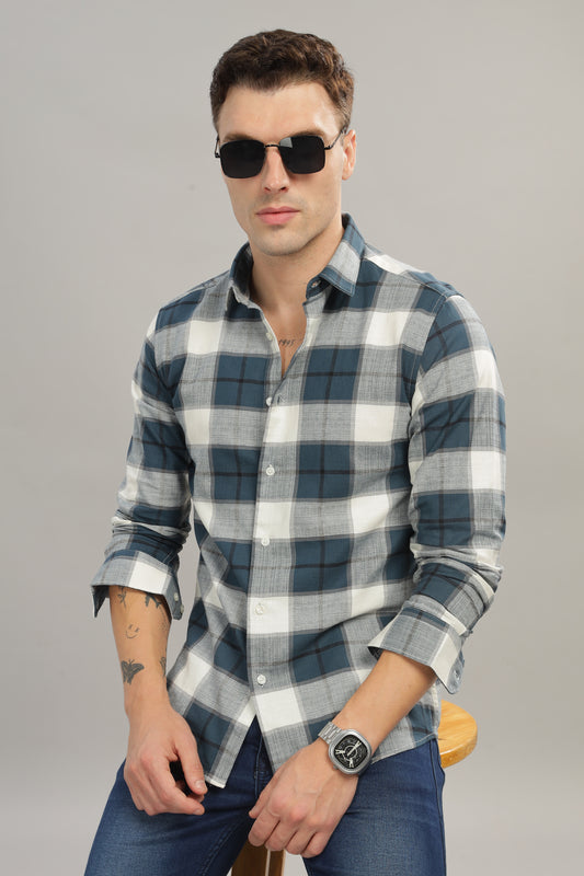 Oldlove Cotton Checks Shirt