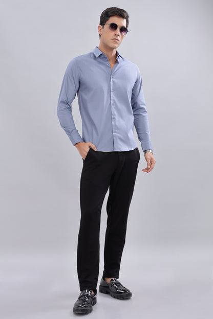 Slate Blue Formal Shirt