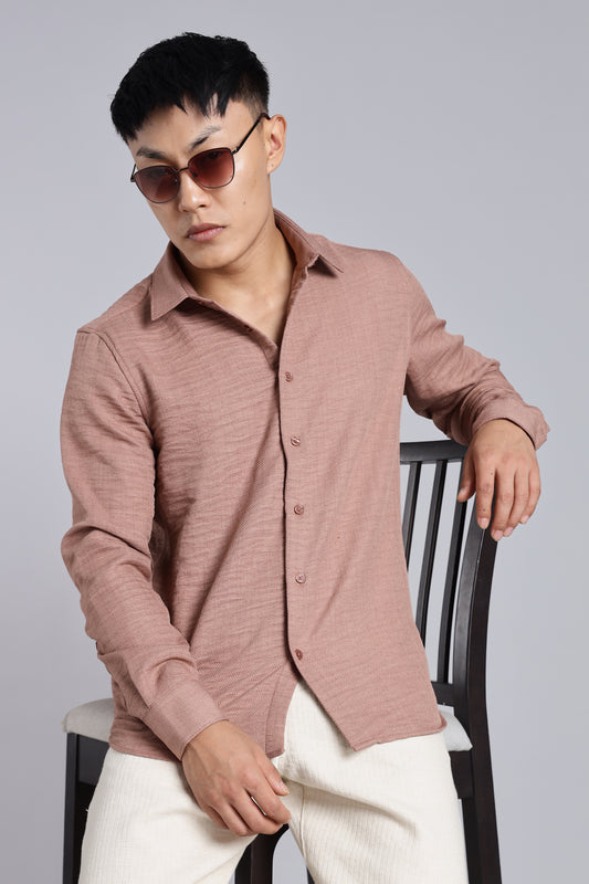 Peach Royale Cotton Shirt