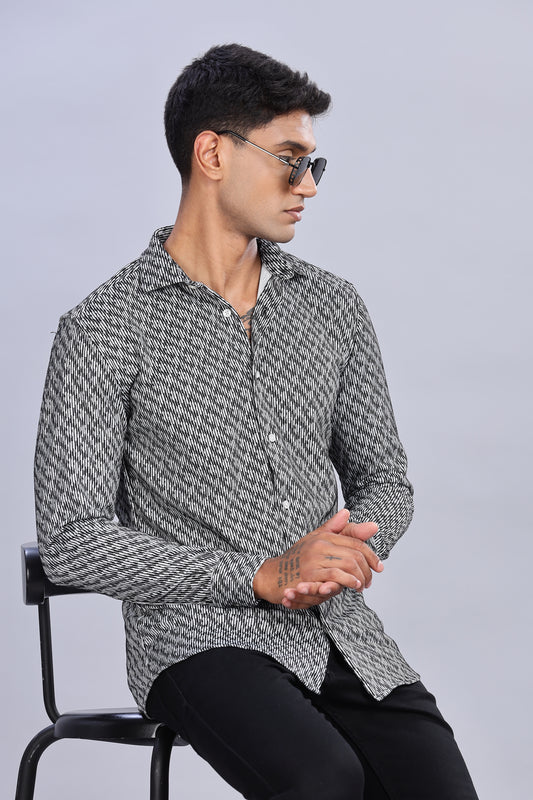 Monochrome Pulse Shirt