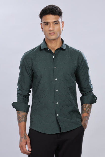 SpectraGrid Oldlove Darkgreen Shirt
