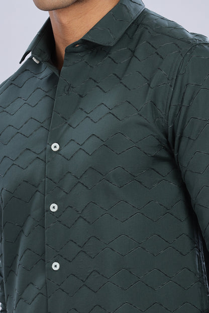 SpectraGrid Oldlove Darkgreen Shirt