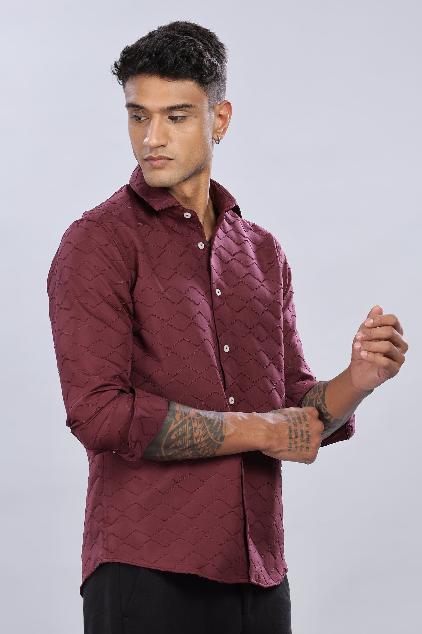 SpectraGrid Oldlove Maroon Shirt