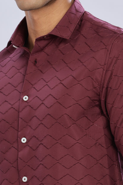 SpectraGrid Oldlove Maroon Shirt